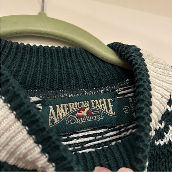 Vintage Cotton Tree Sweater American Eagle Medium - Picture 5 of 6
